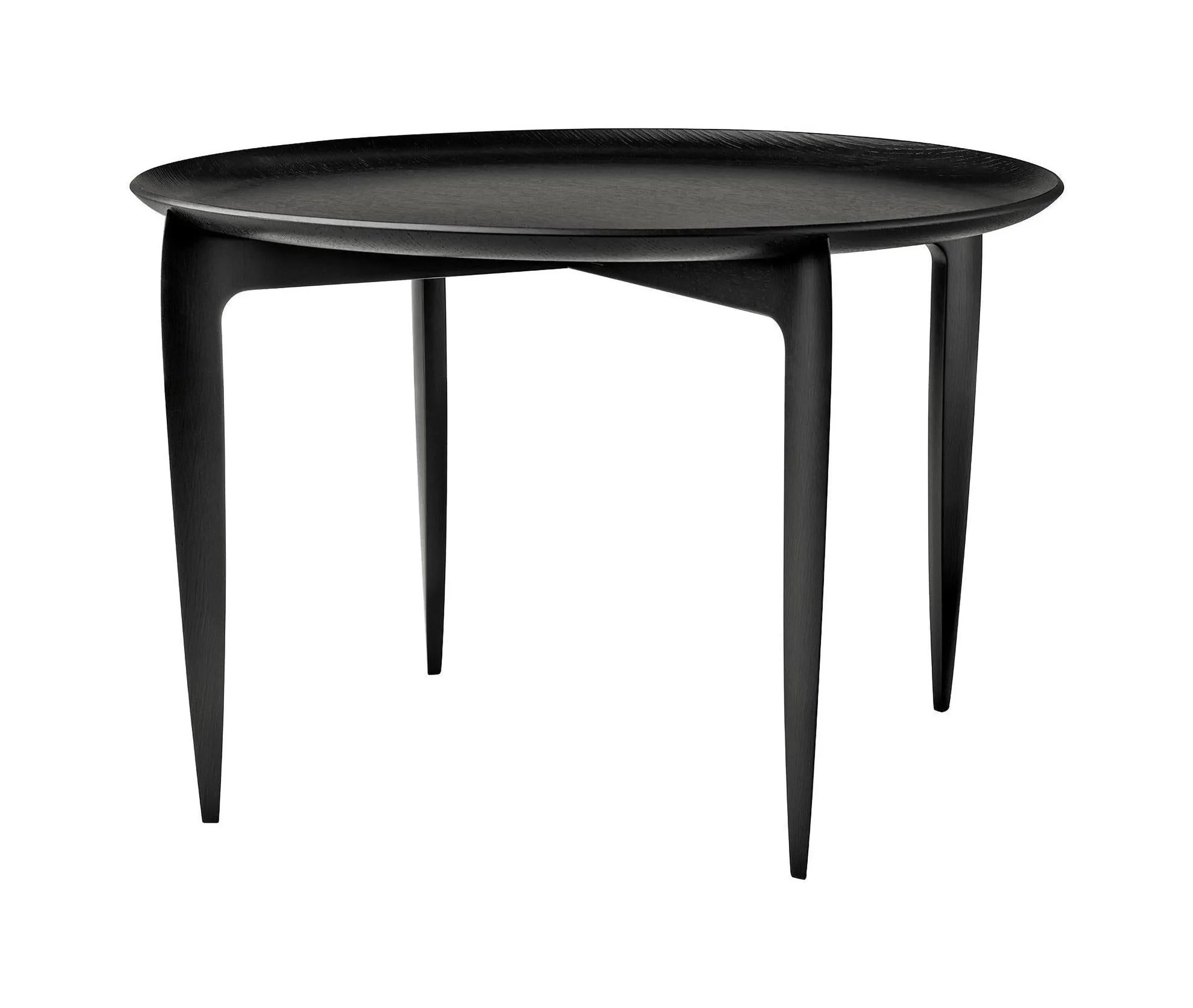 Fritz Hansen Tray Table Black ø60
