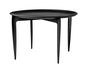 Fritz Hansen Tray Table Black ø60