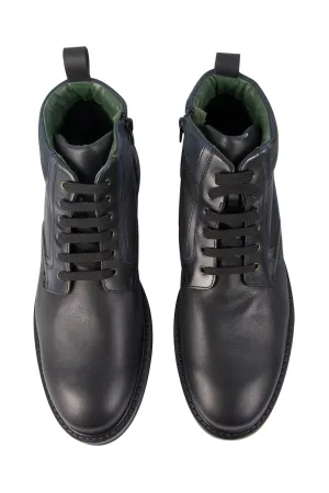 Galizio Torresi Lace Boots Nero/Navy