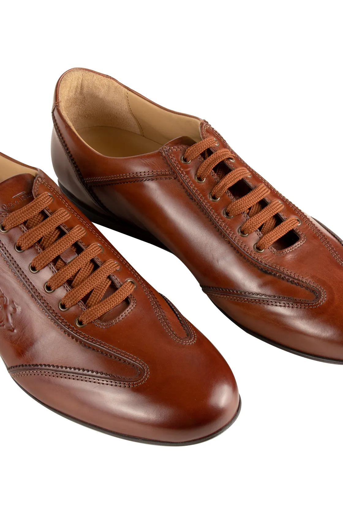Galizio Torresi Lace Up Casual Shoe Brown