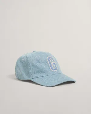 Gant Denim Cap Blue Worn In