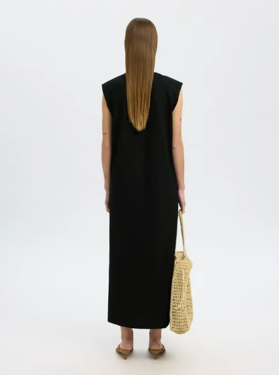 HALLEY SHOULDERPAD ANKLEDRESS - SELECTED