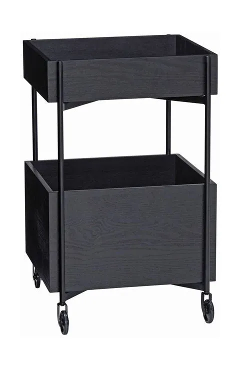 Hübsch Fresh Trolley, Black