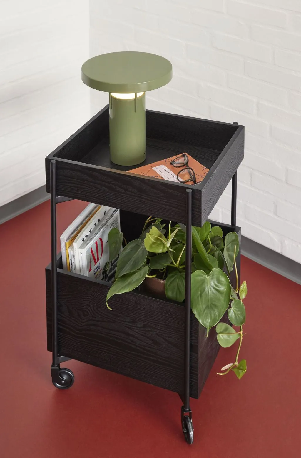 Hübsch Fresh Trolley, Black