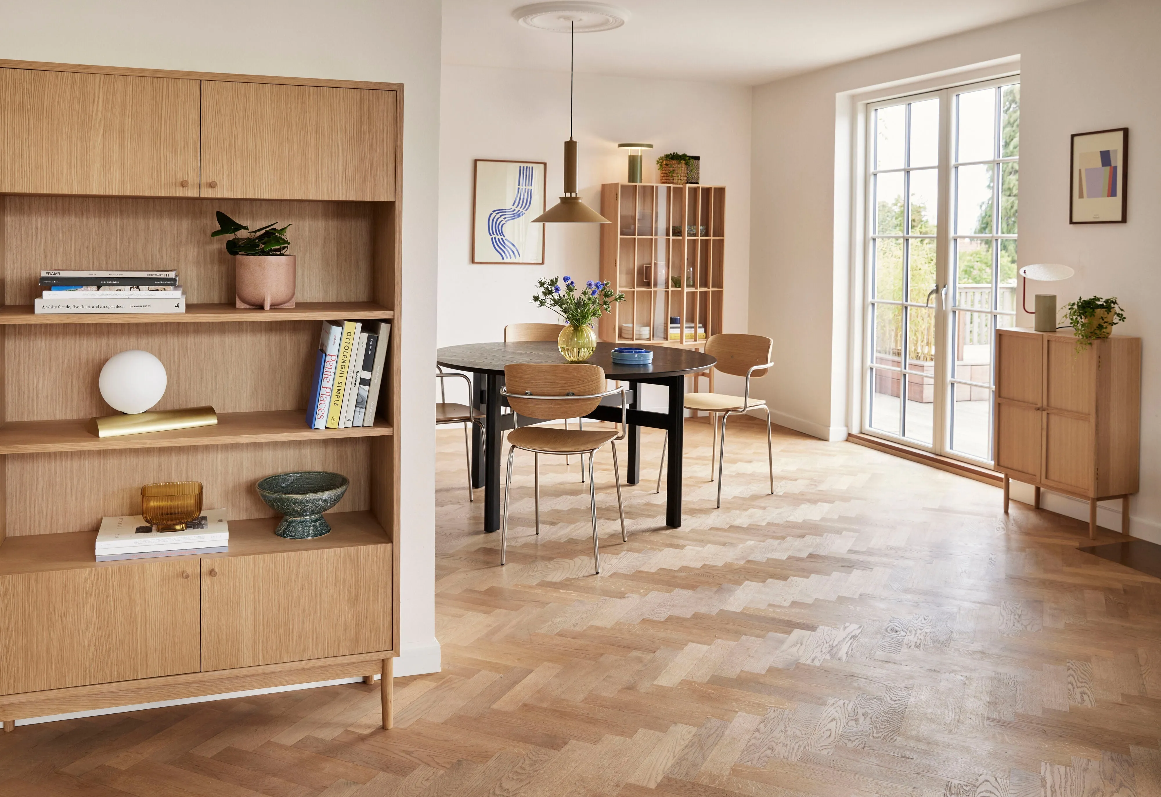 Hübsch Shoji Cabinet Tall Natural