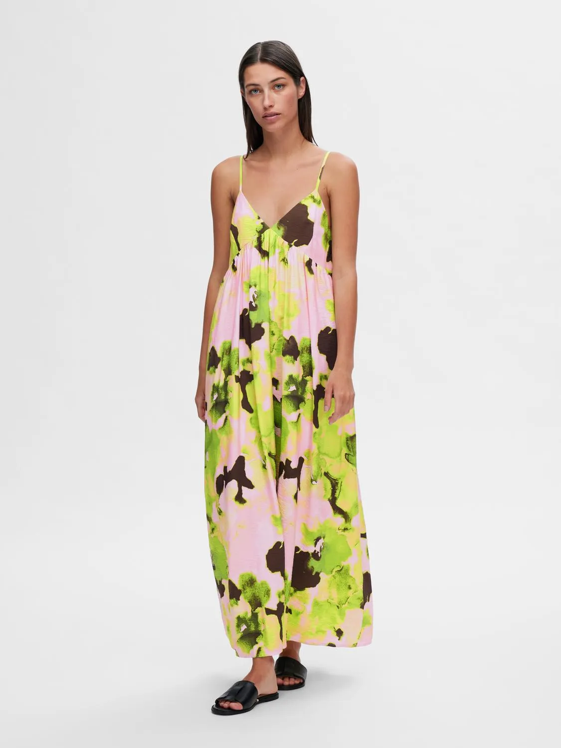 HELINDA STRAP MAXI DRESS - SELECTED FEMME