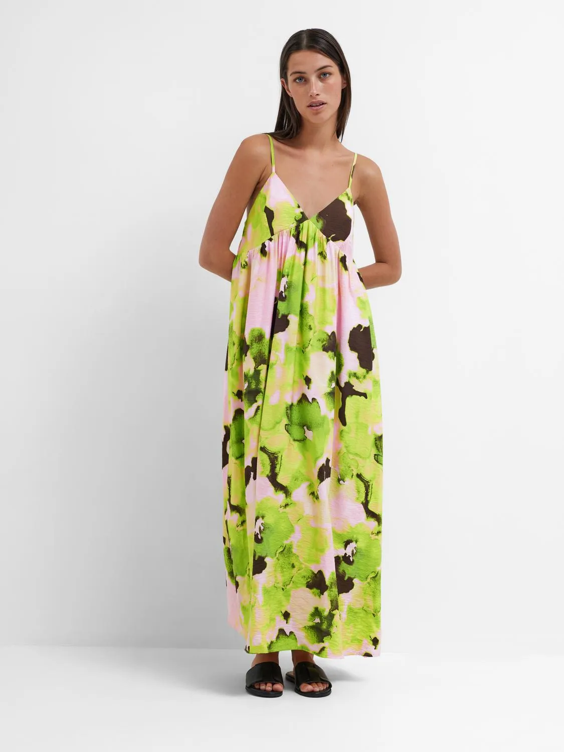 HELINDA STRAP MAXI DRESS - SELECTED FEMME