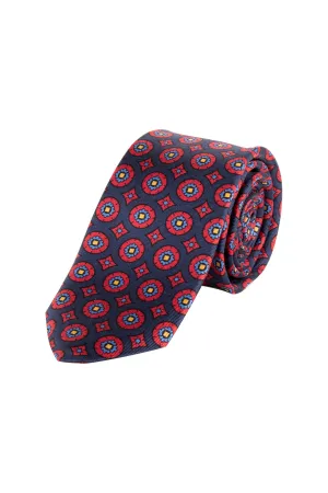 Hemley 6cm Tie Red Geometry
