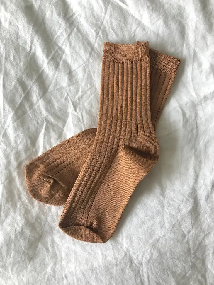HER SOCKS - PEANUT BUTTER