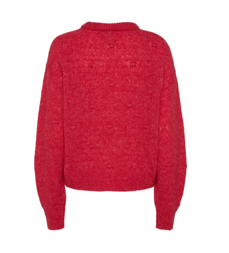 HIBBO RED KNIT - YAS