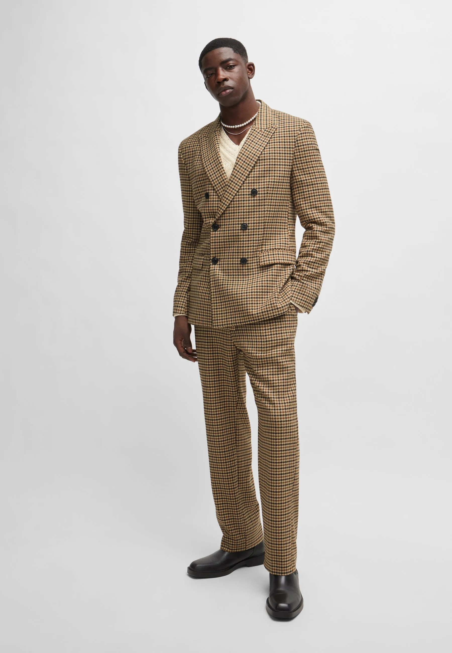 Hugo Boss Arti Slim Jacket Dark Brown