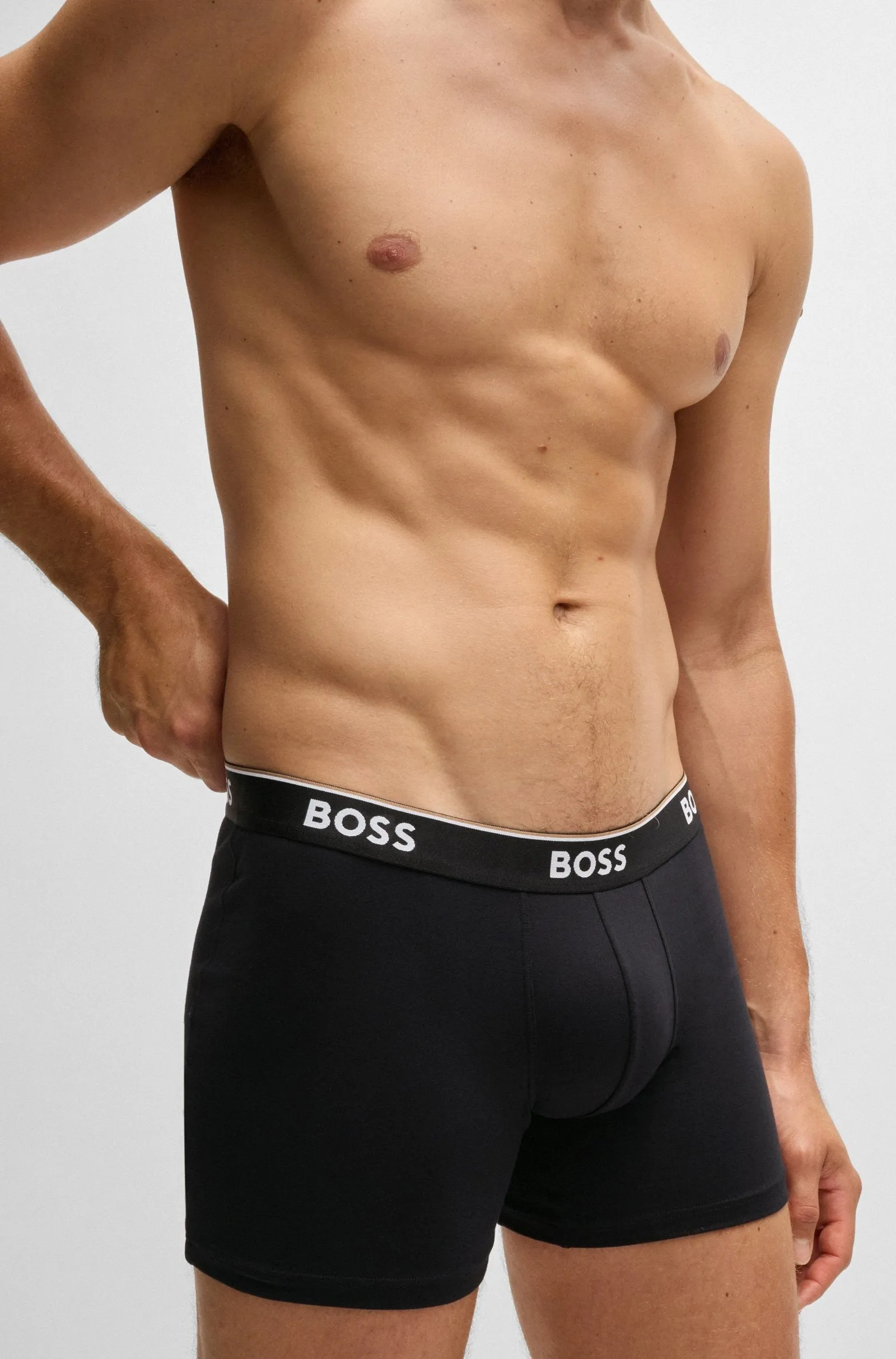 Hugo Boss Boxer Brief 3pk Black