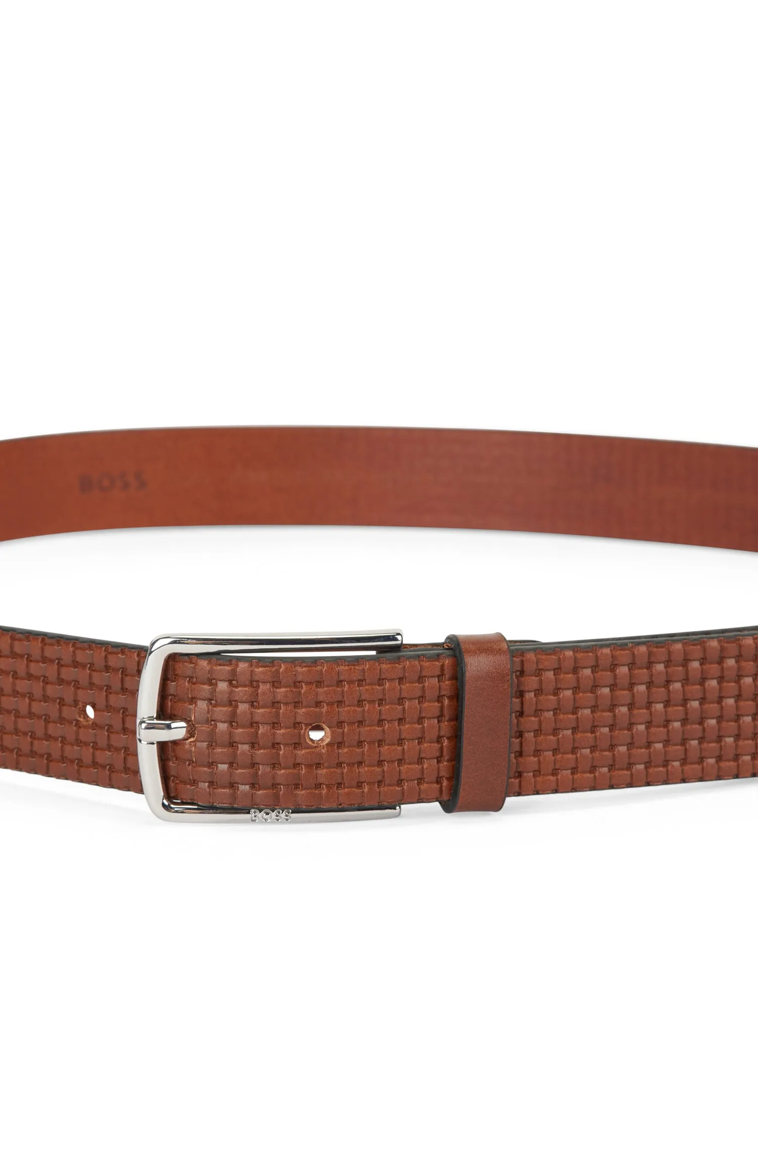 Hugo Boss Chuck 30mm Belt Medium Brown
