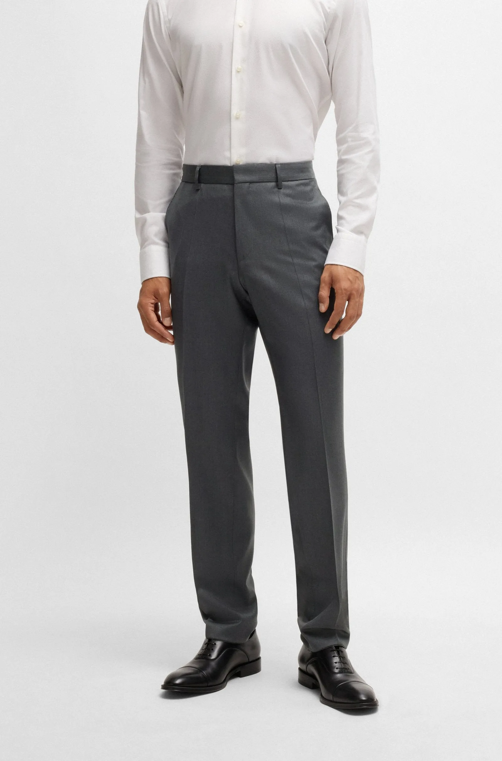 Hugo Boss Dark Grey Jeckson Lenon B1 Suit
