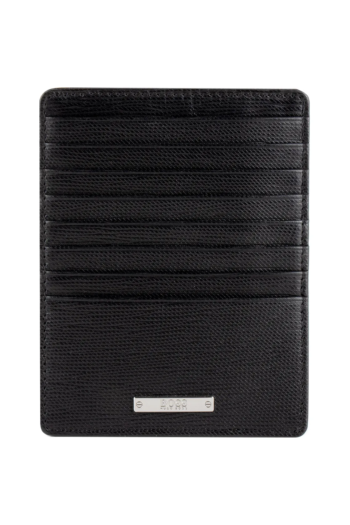 Hugo Boss Gallery Card Zip Wallet Black