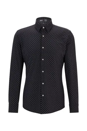 Hugo Boss Hank Kent Slim Shirt Black