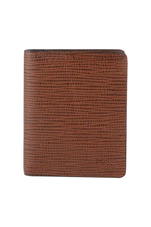 Hugo Boss Timeless Card Leather Bifold Light Brown