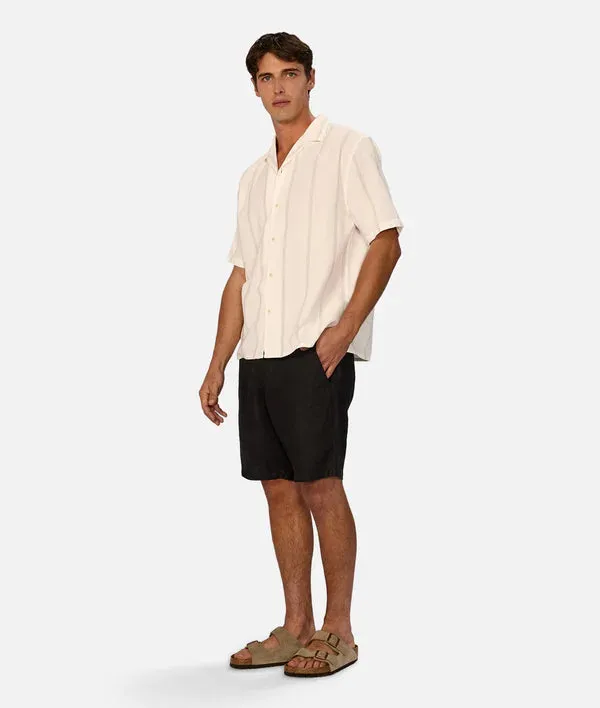 Industrie The Cassiano SS Shirt Off Wht Grey