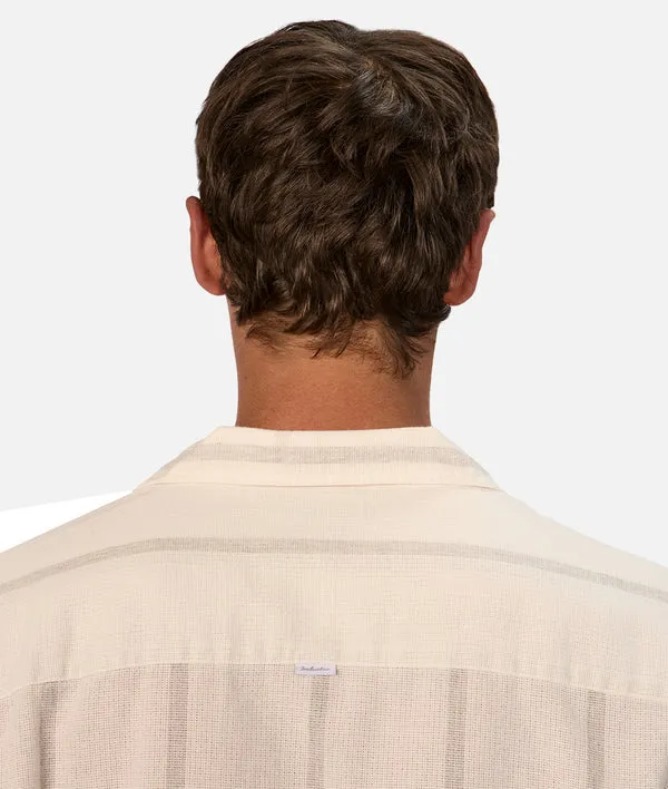 Industrie The Cassiano SS Shirt Off Wht Grey