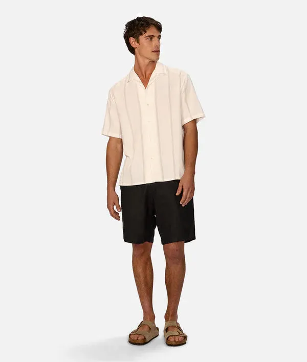 Industrie The Cassiano SS Shirt Off Wht Grey