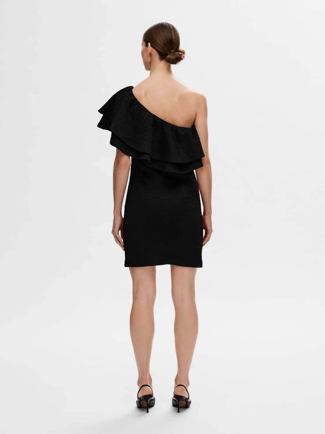 IRENA ONE SHOULDER DRESS - SELECTED FEMME