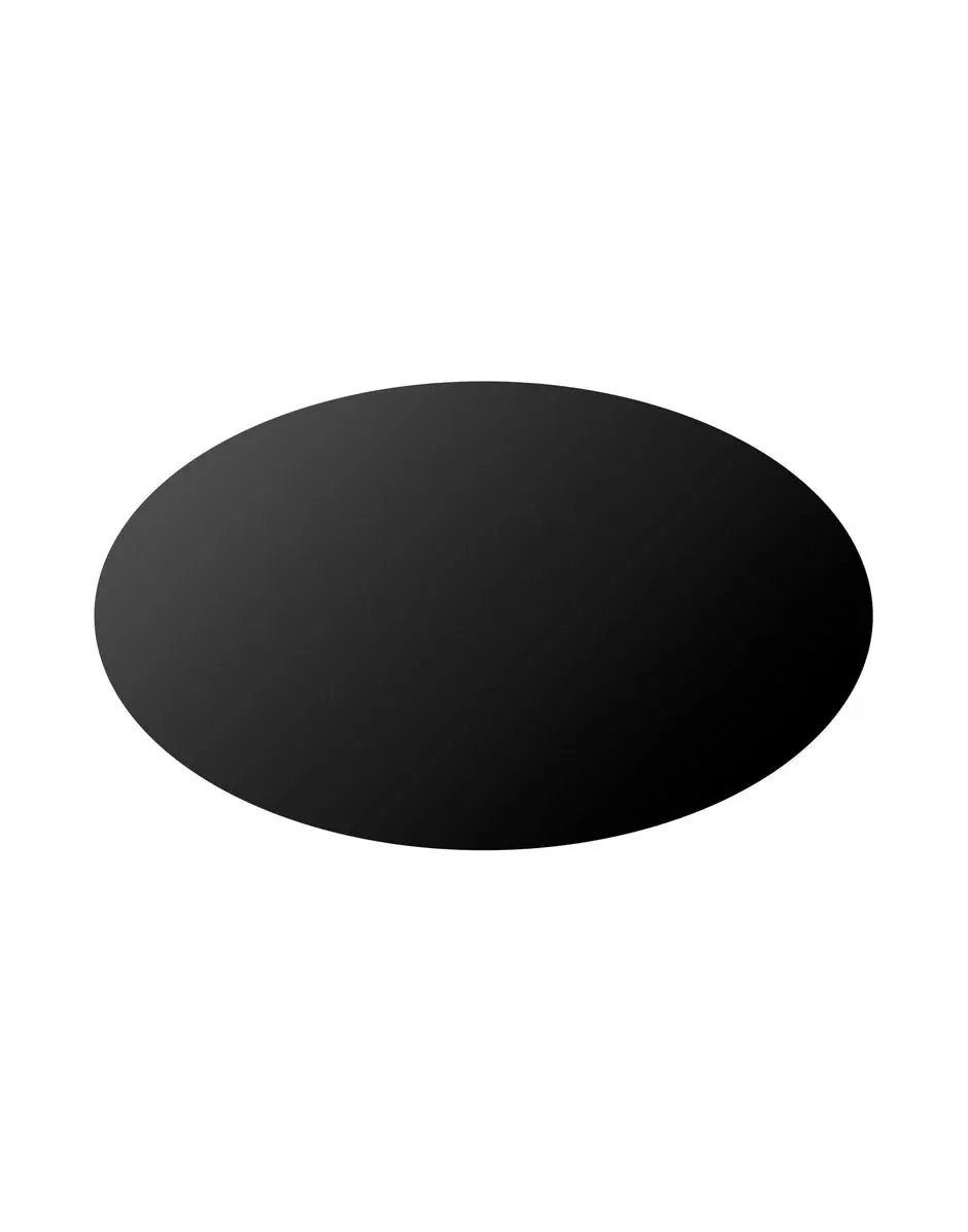 Kartell Glossy Table Oval Lacquered, Gold/Black