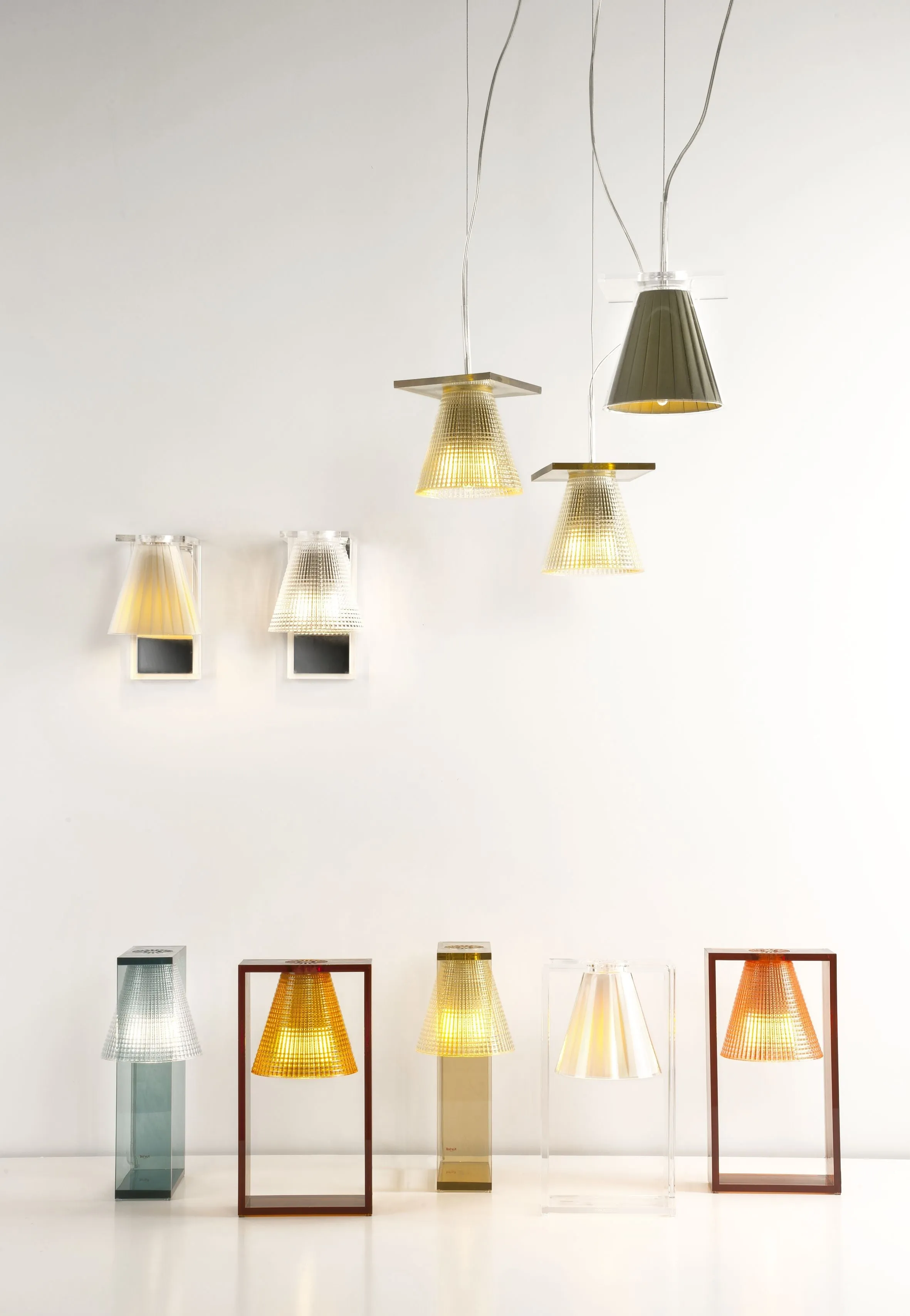 Kartell Light Air Tissue Table Lamp, Crystal