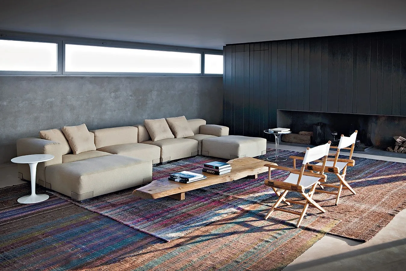 Kartell Plastics Duo 2 Seater Sofa Dx Orsetto, Rusty Orange