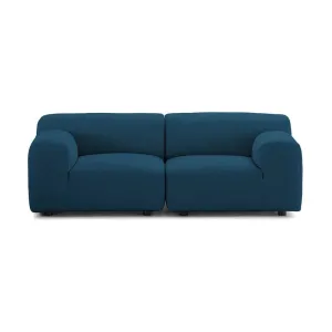 Kartell Plastics Duo 2 Seater Sofa Sx Orsetto, Blue