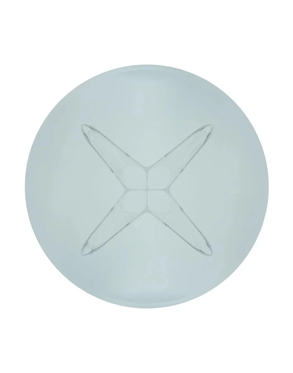 Kartell Sir Gio Table Round, Crystal/Green