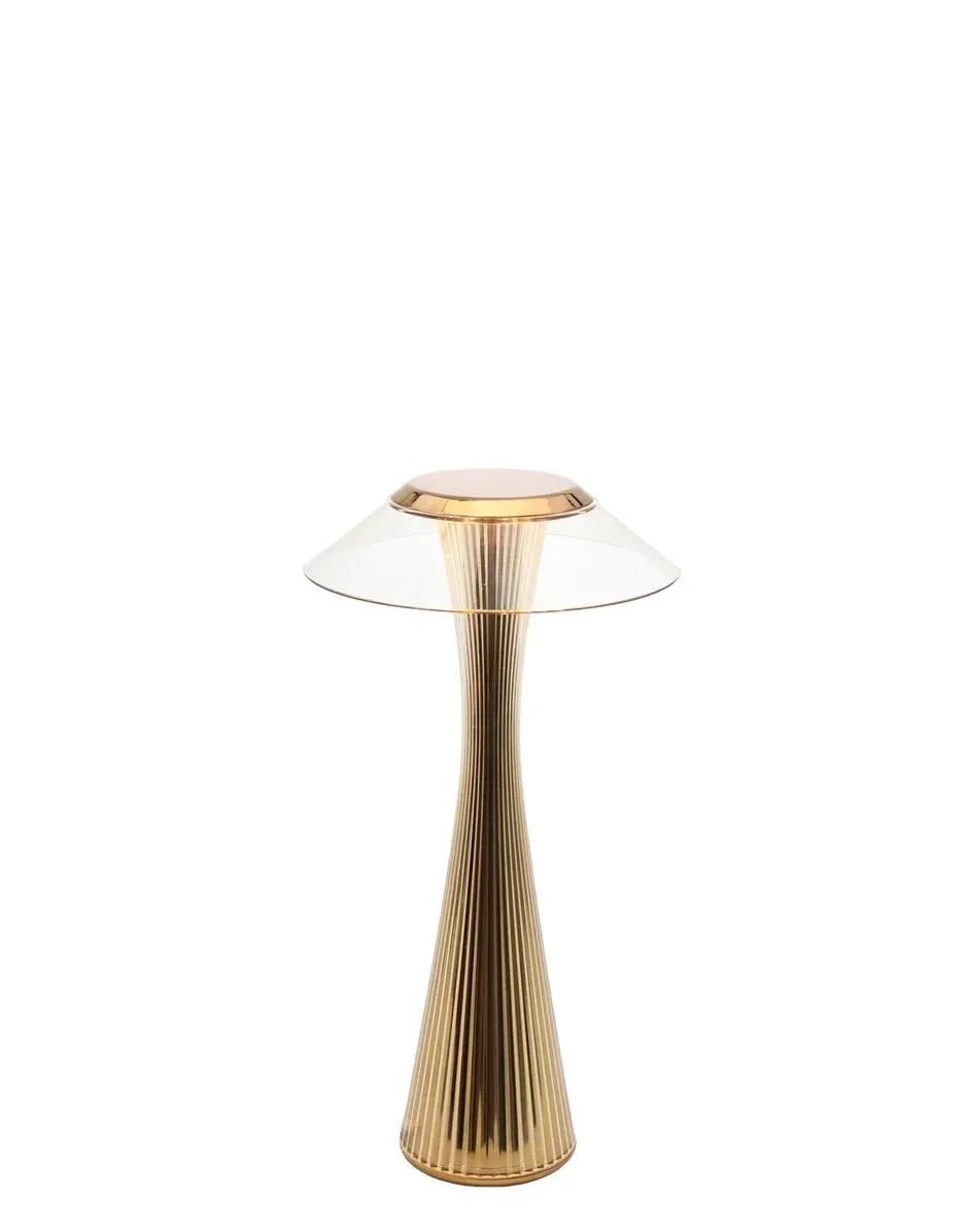 Kartell Space Indoor Table Lamp, Gold