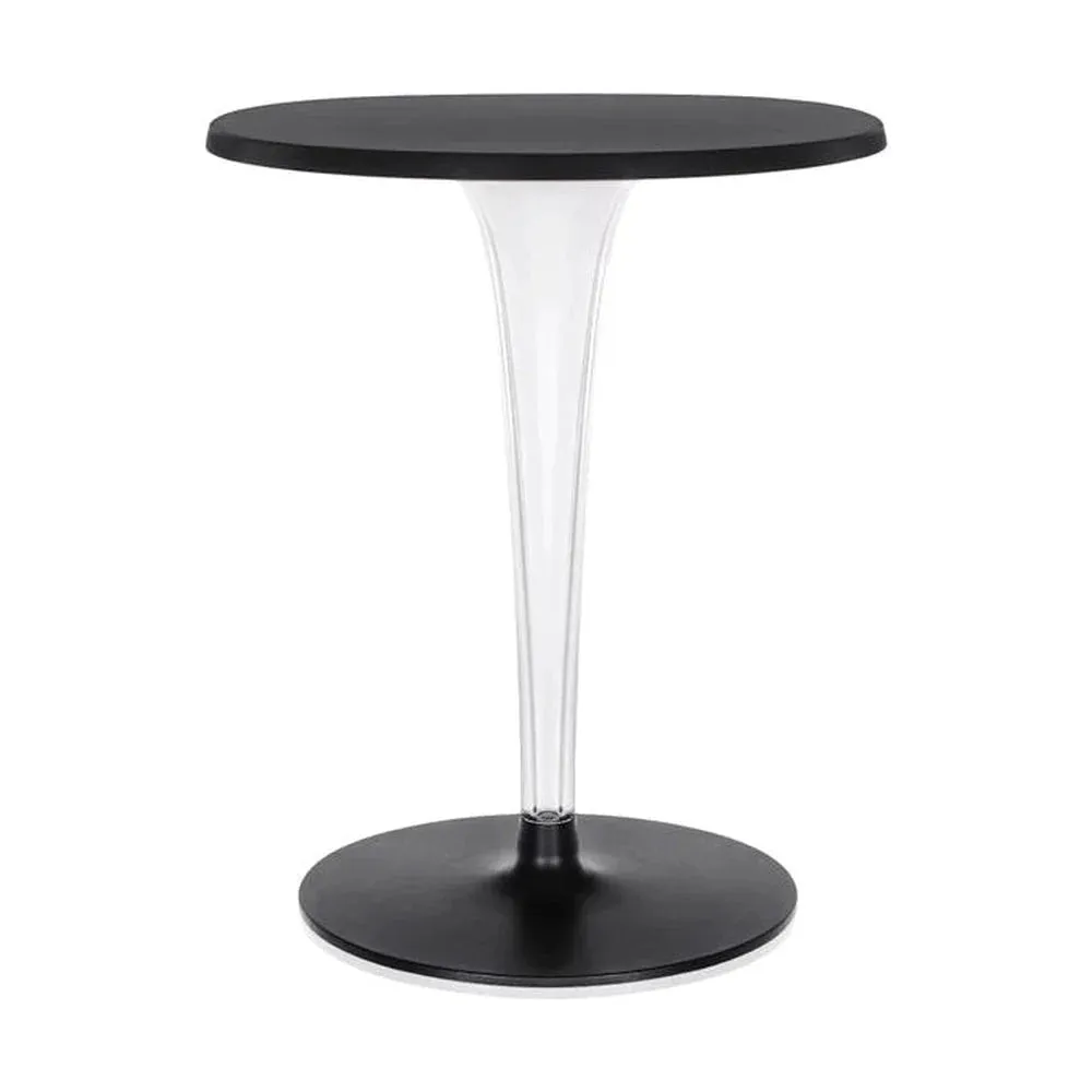 Kartell Top Top Table Per Dr. Yes Round With Round Base ⌀60 Cm, Black