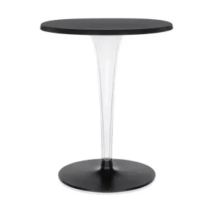 Kartell Top Top Table Per Dr. Yes Round With Round Base ⌀60 Cm, Black
