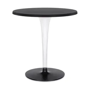 Kartell Top Top Table Per Dr. Yes Round With Round Base ⌀70 Cm, Black