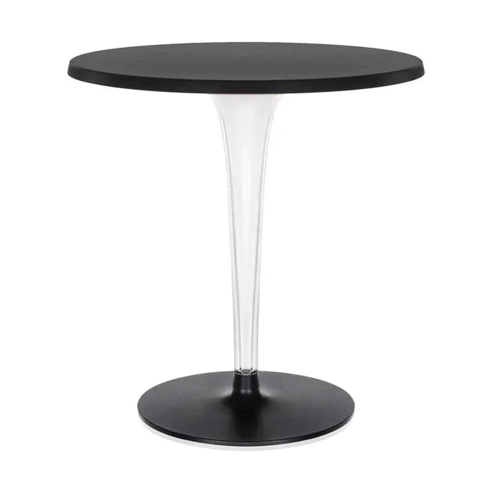 Kartell Top Top Table Per Dr. Yes Round With Round Base ⌀70 Cm, Black
