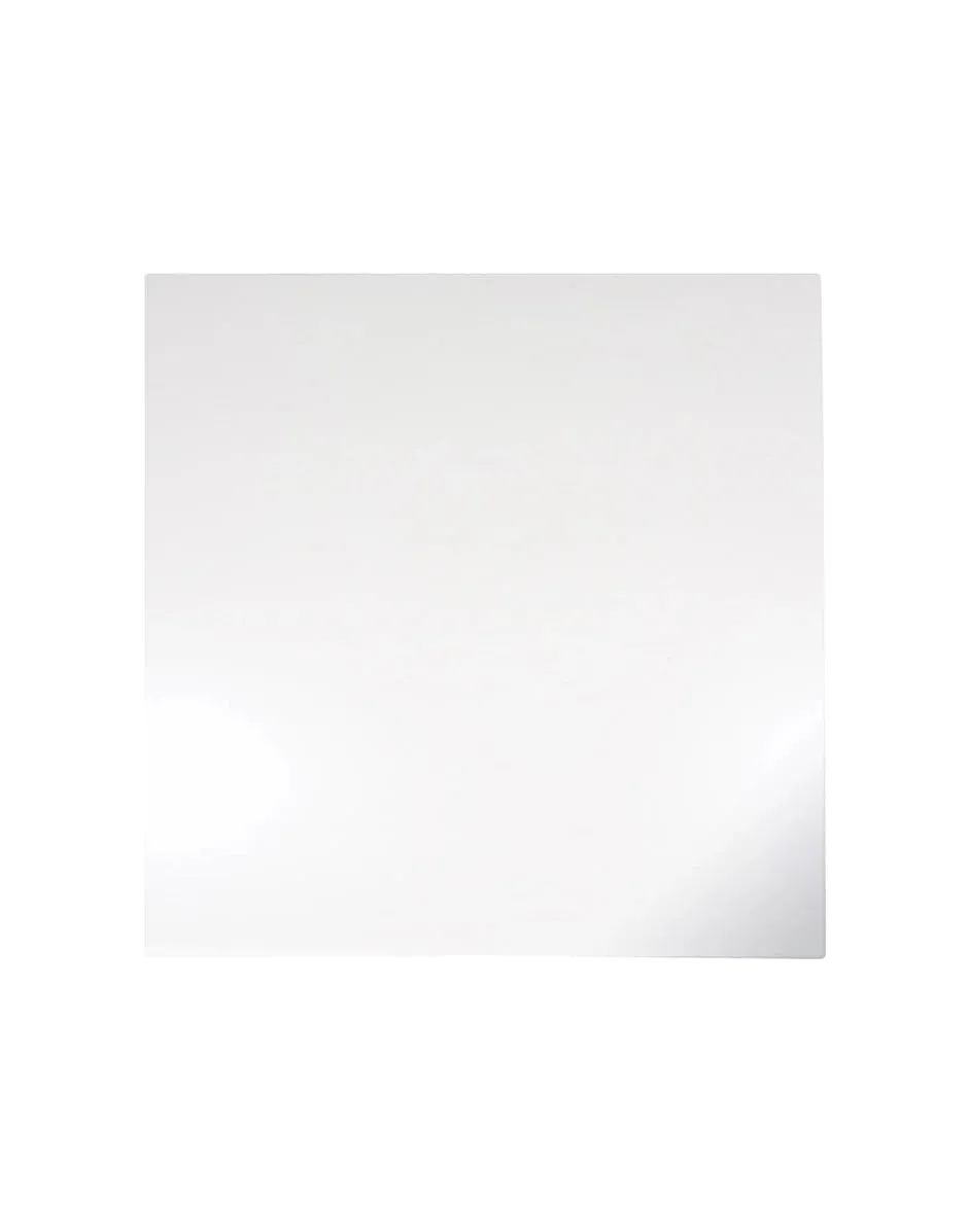 Kartell Top Top Table Square With Round Base 60x60 Cm, White
