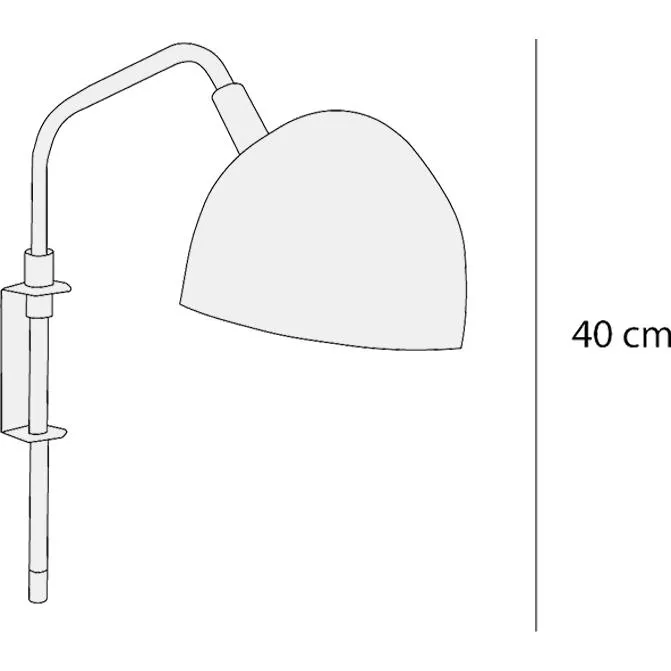 Klassik Studio Studio 1 Wall Lamp, Black
