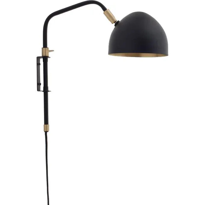 Klassik Studio Studio 1 Wall Lamp, Black