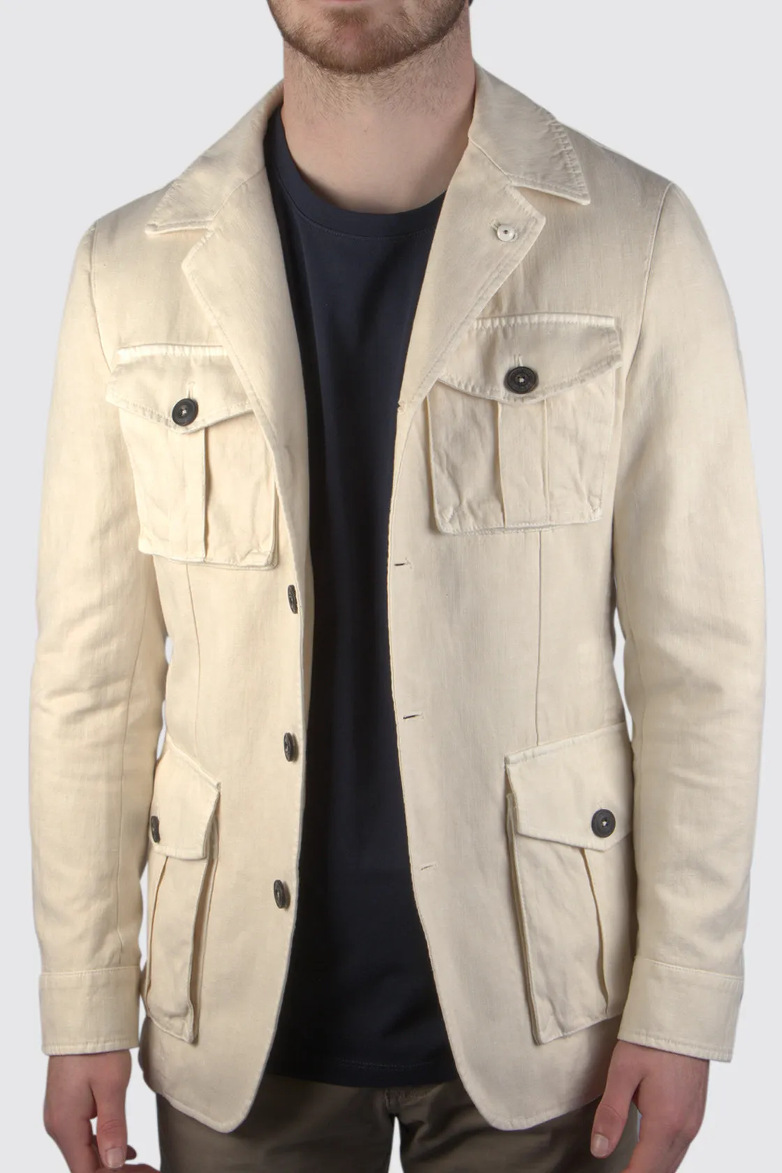 L.B.M. 1911 4pkt Jacket Natural