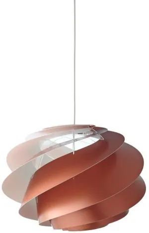 Le Klint Swirl I Pendant, Copper ø 45 Cm