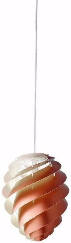 Le Klint Swirl Ii Pendant, Copper ø36 Cm