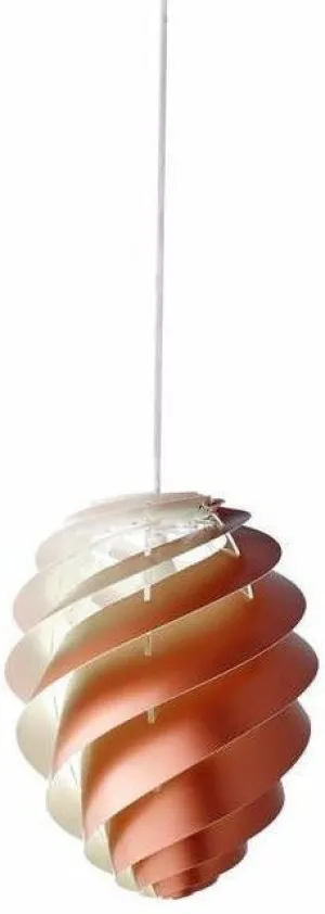Le Klint Swirl Ii Pendant, Copper ø55 Cm