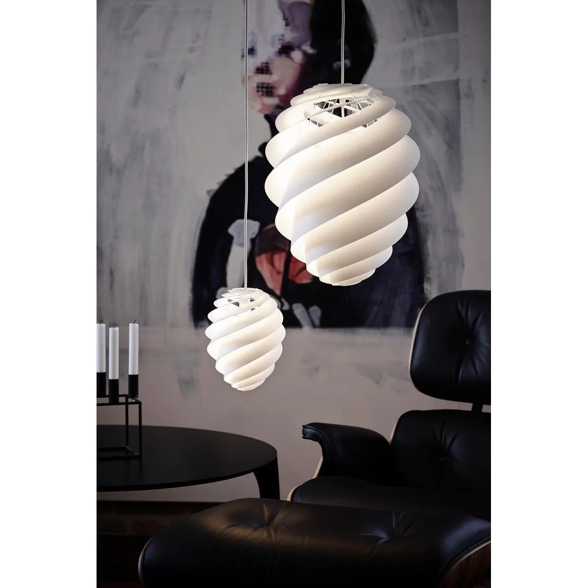 Le Klint Swirl Ii Pendant, White ø 18 Cm