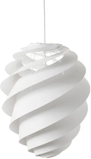 Le Klint Swirl Ii Pendant, White ø55 Cm