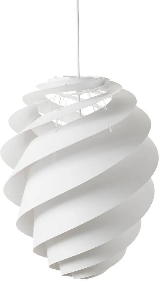 Le Klint Swirl Ii Pendant, White ø55 Cm