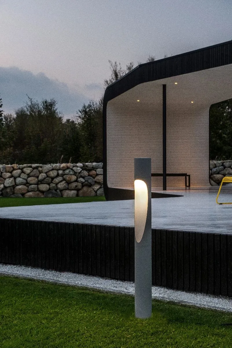Louis Poulsen Flindt Bollard Class Ii Led 3000 K 12 W Dali 80 Cm, Aluminium
