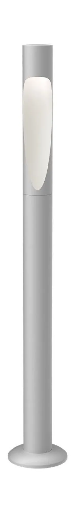 Louis Poulsen Flindt Garden Bollard Led 3000 K 6.5 W Base With Adaptor Long, Aluminium