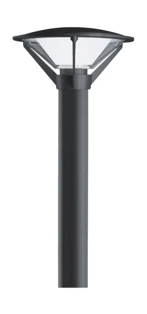 Louis Poulsen Kipp Bollard Class I Led 3000 K 28 W Post For In Ground Installation, Graphite Grey