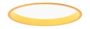 Louis Poulsen Lp Circle Recessed Ceiling Lamp Led 3000 K 25 W ø44 Cm, Yellow