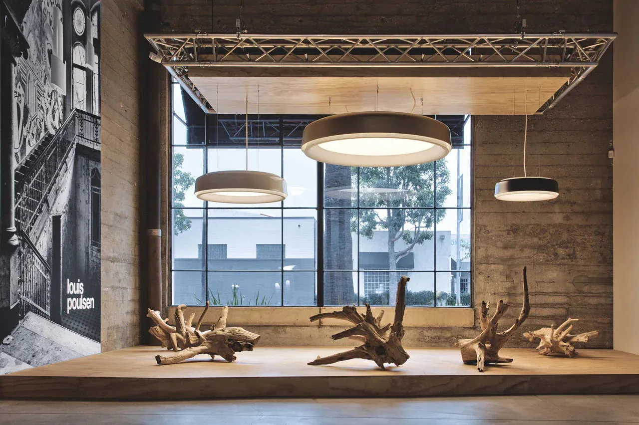 Louis Poulsen Lp Grand Suspended Lamp Led 3000 K 12 W Dali ø32 Cm, Champagne